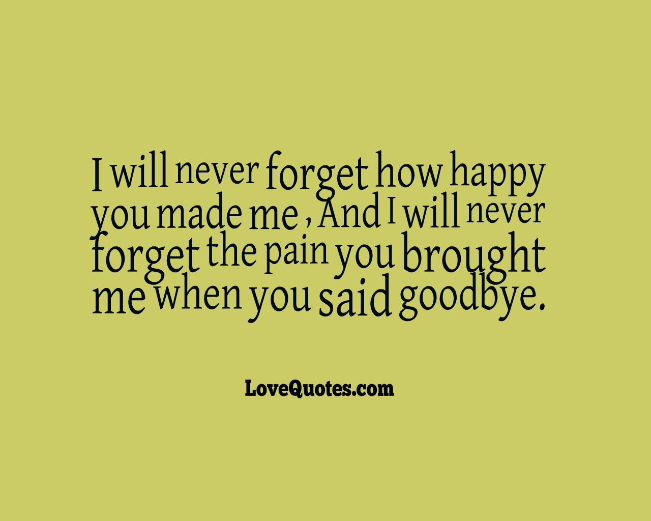 I Will Never Forget Love Quotes