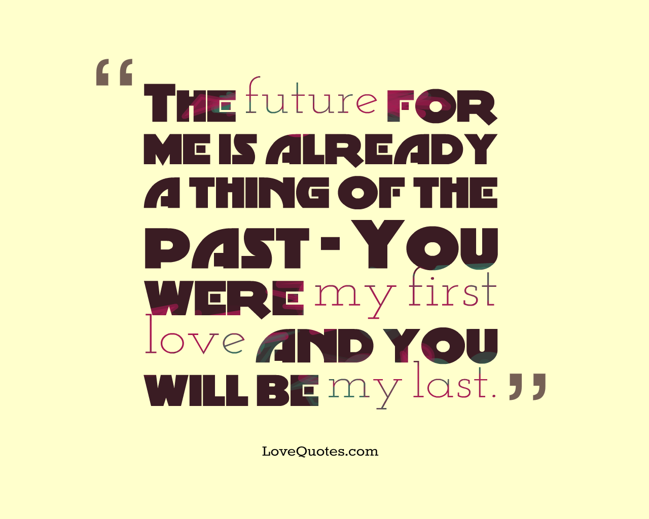 first love quotes