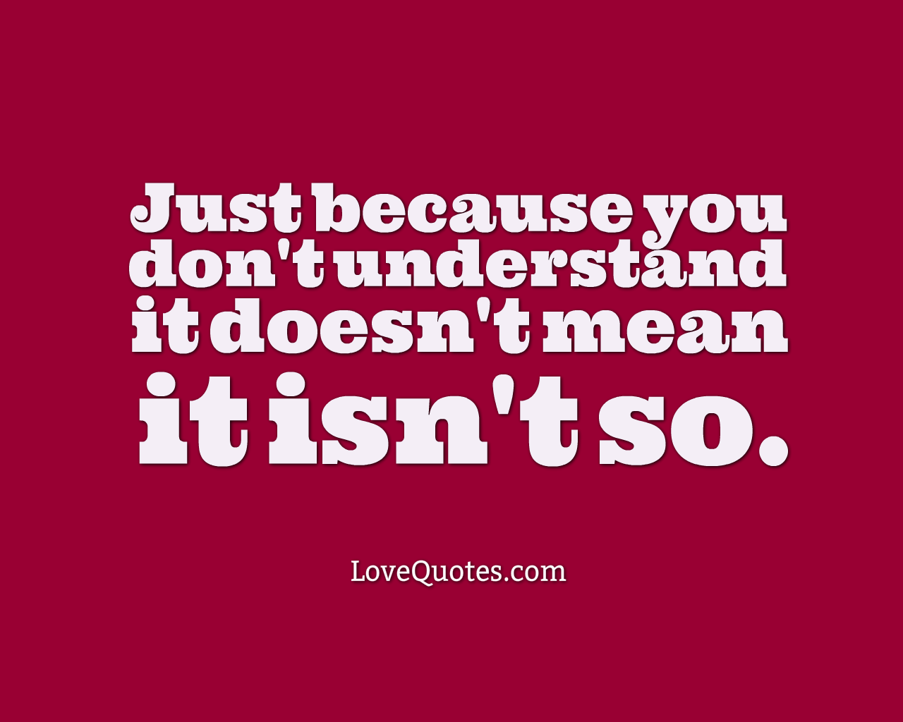 dont understand quotes