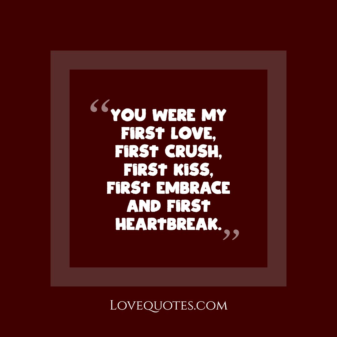 first love quotes