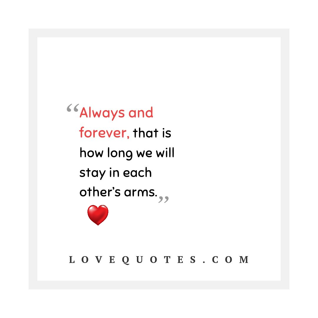 Always And Forever Love Quotes