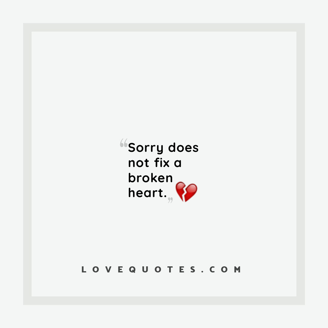 A Broken Heart Love Quotes
