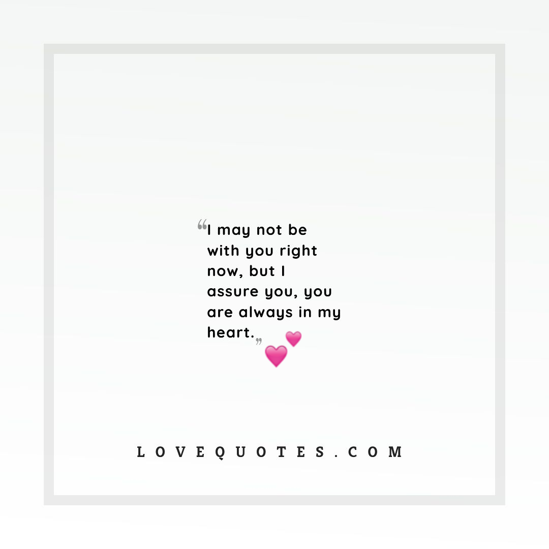 Always In My Heart - Love Quotes