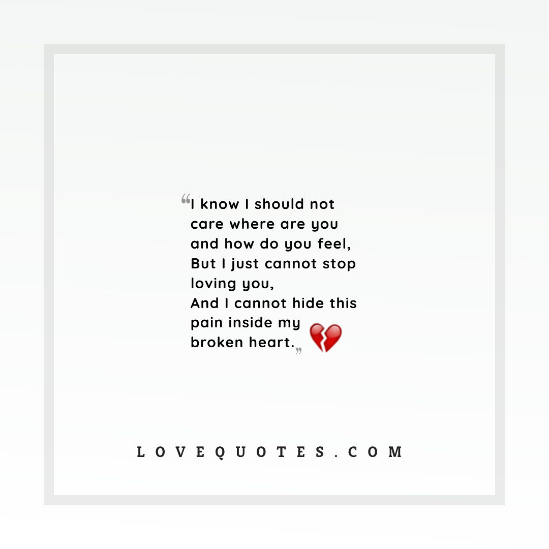 broken love heart quotes