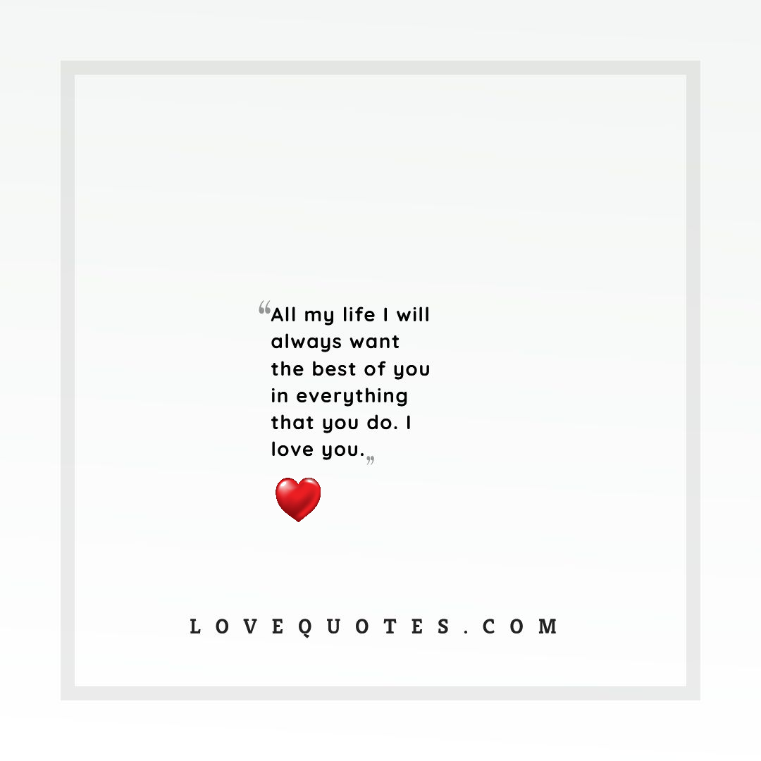 The Best Of You Love Quotes