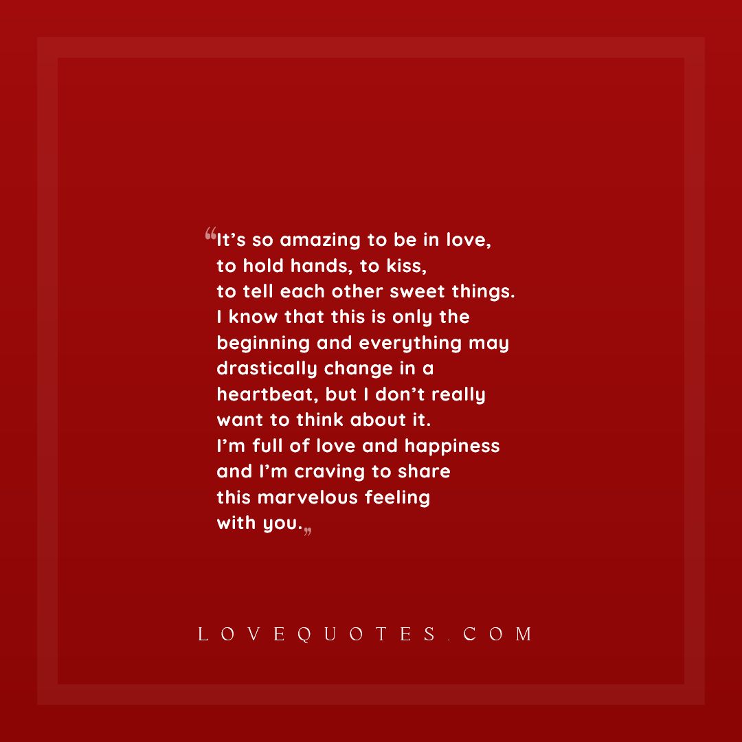 This Marvelous Feeling Love Quotes