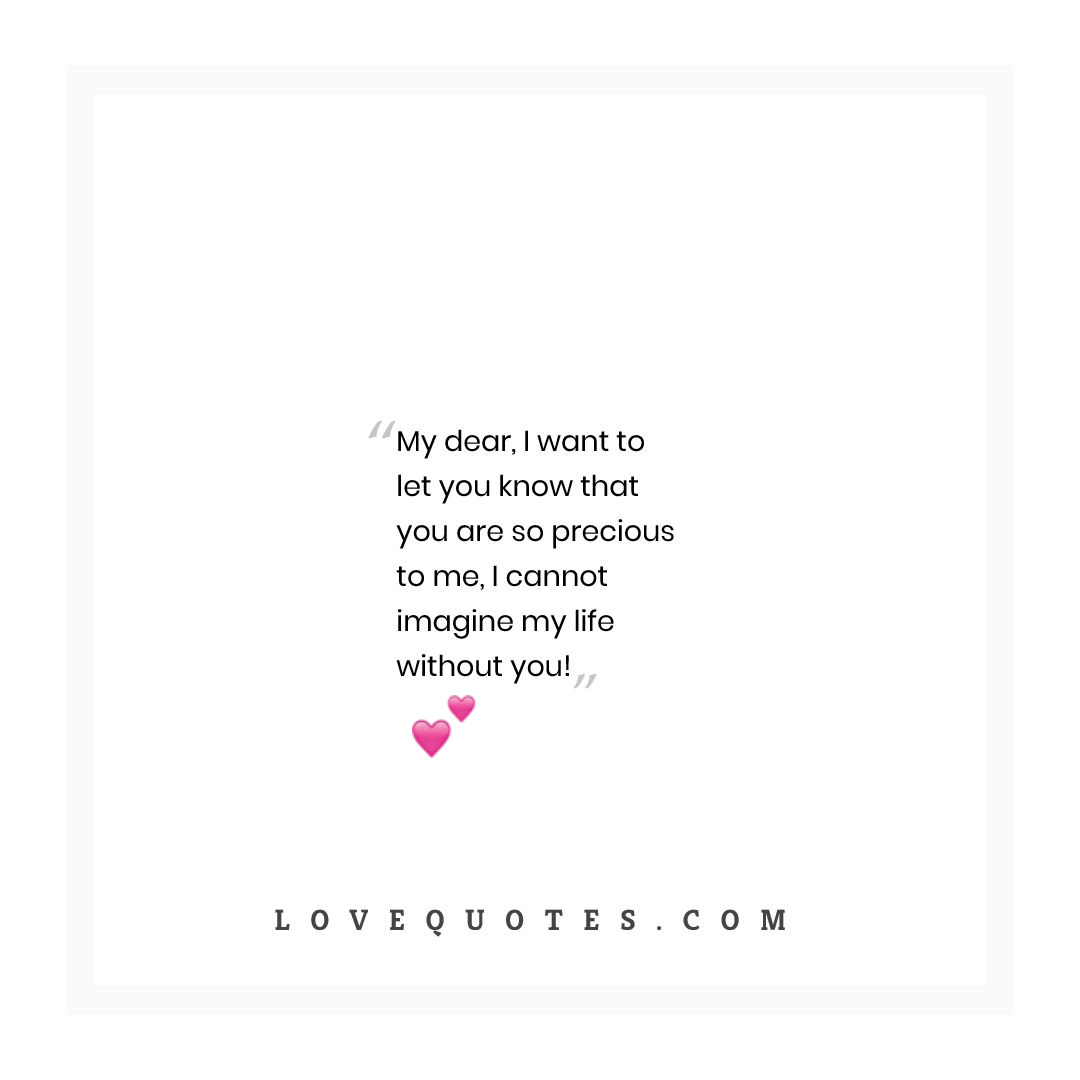 You Are So Precious Love Quotes