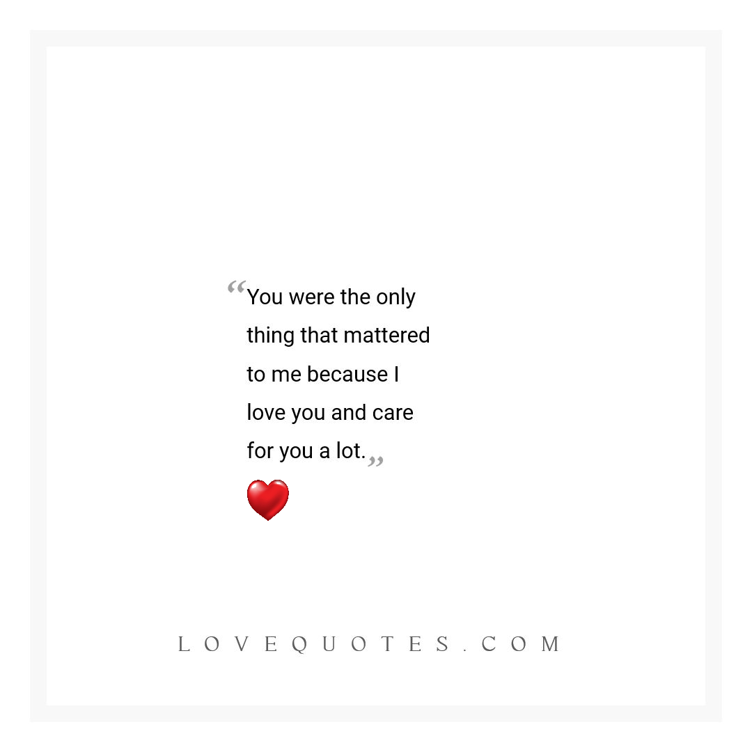 just because i love you quotes