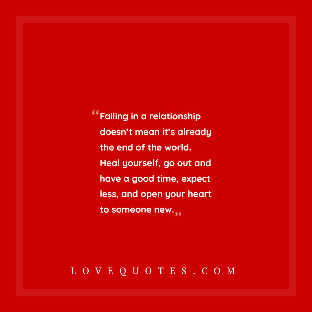 Failing In A Relationship