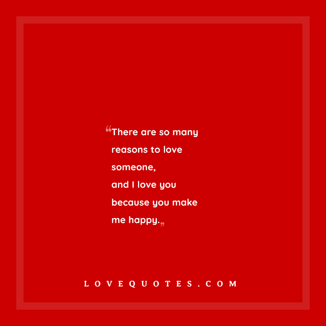 Many Reasons To Love