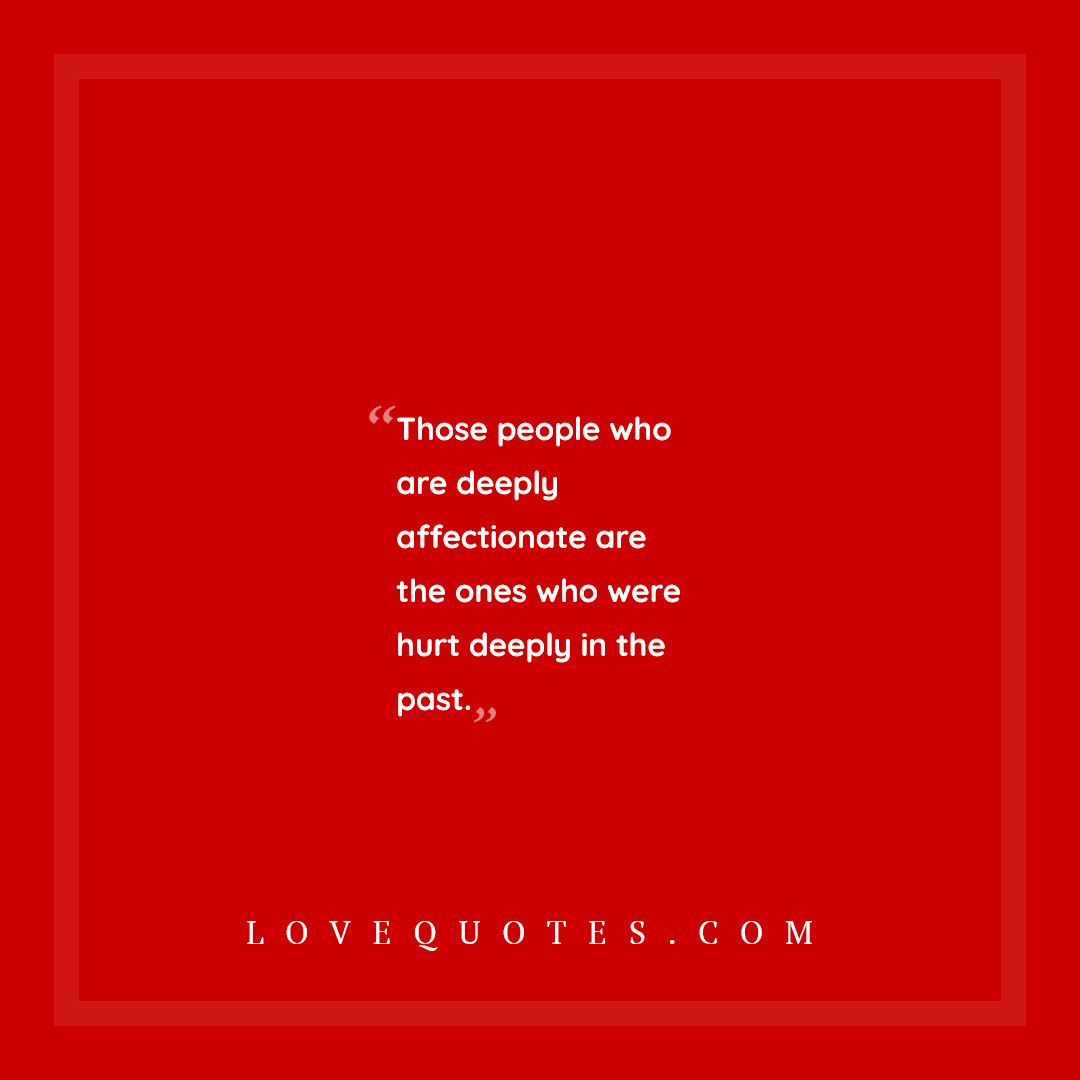 The Ones Who Were Hurt Deeply