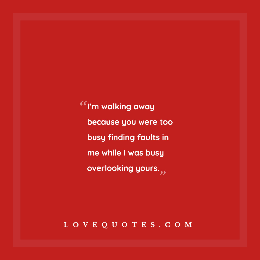 I Am Walking Away