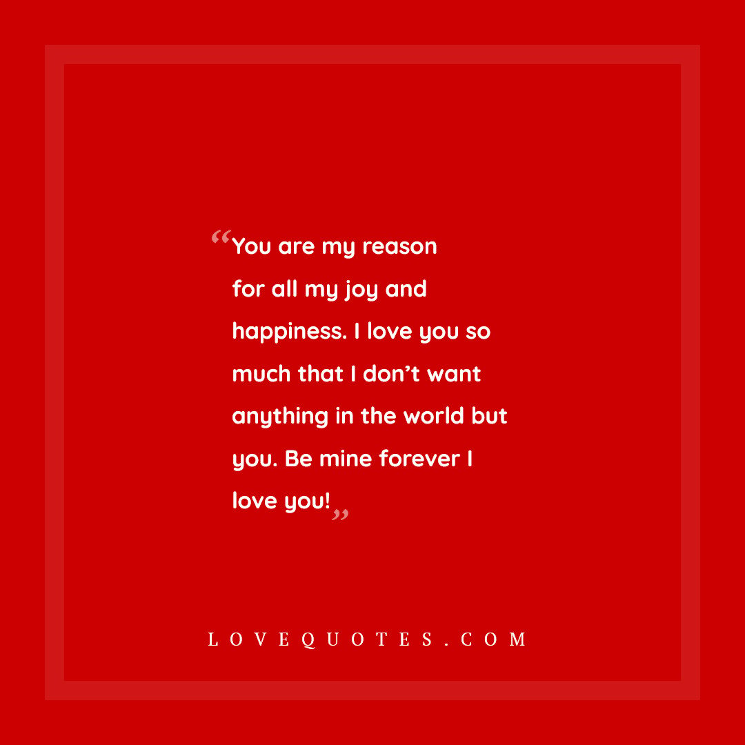 You Are My Reason